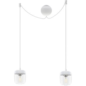 UMAGE Acorn 2 Pendel �14 cm, Hvid/St�l