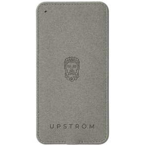 UPSTRÖM LÄDER Kabelloses Ladegerät 77x151,5x7,5 mm, Grau