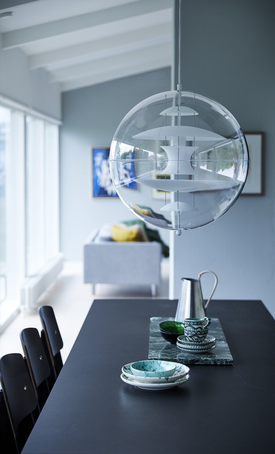 Verpan VP Globe Pendelleuchte 50 cm, Glas