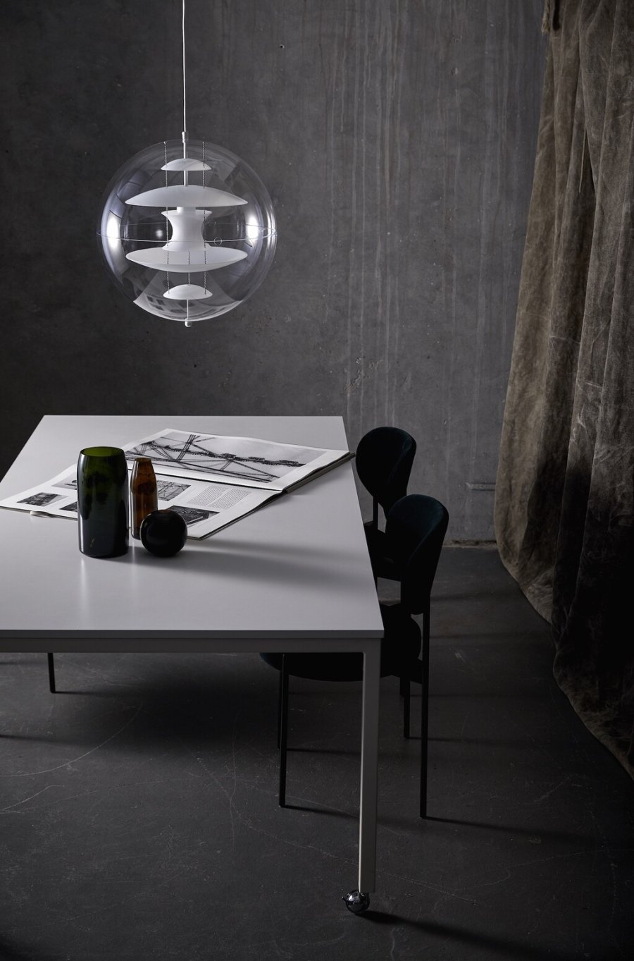 Verpan VP Globe Pendelleuchte 50 cm, Glas