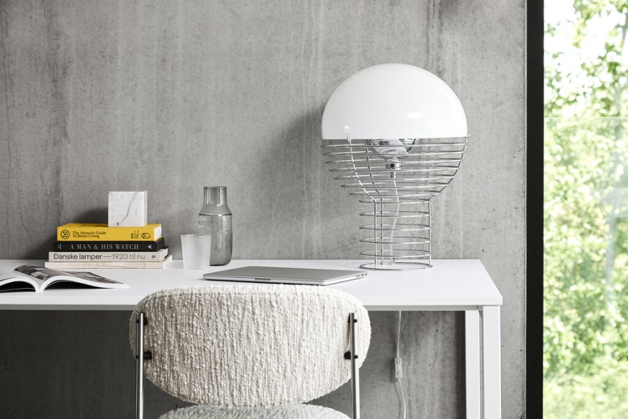 Verpan Wire Bordlampe H54 cm, White