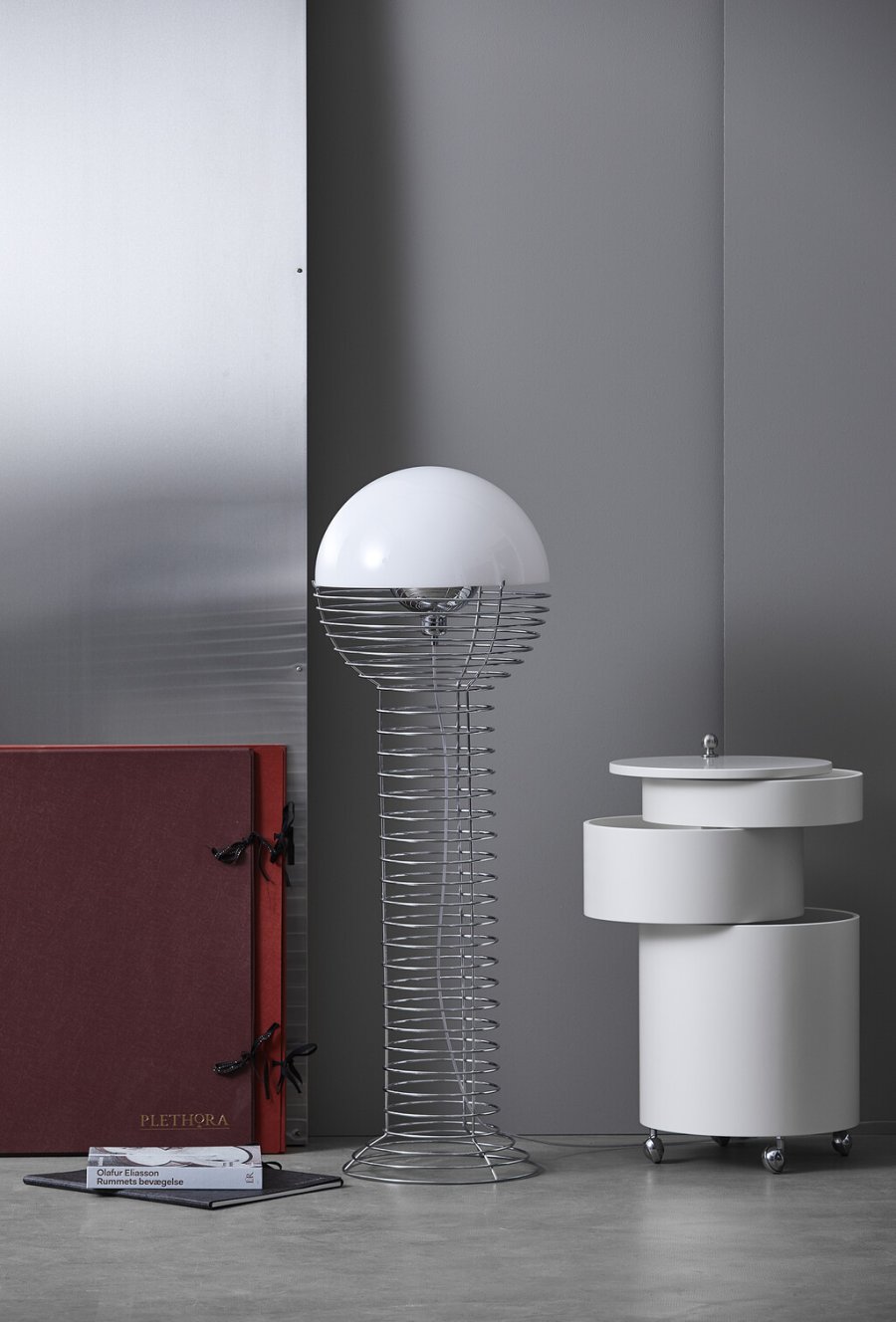Verpan Wire Gulvlampe H120 cm, White
