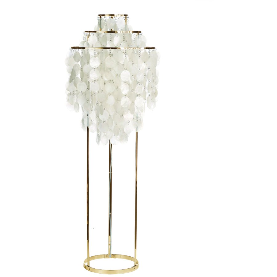 Verpan FUN 1STM Stehlampe H120 cm, Messing