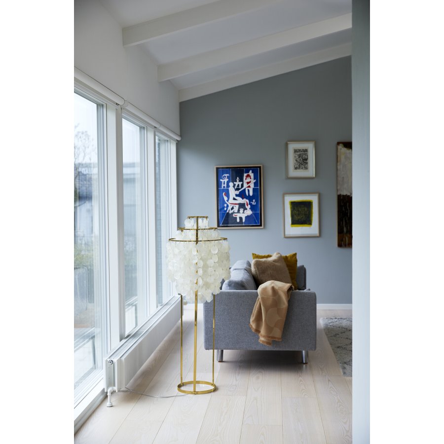 Verpan FUN 1STM Stehlampe H120 cm, Messing