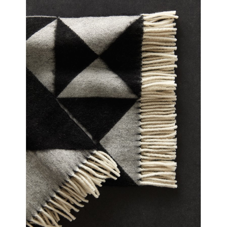 Verpan Mirror Plaid 130x190 cm, Black