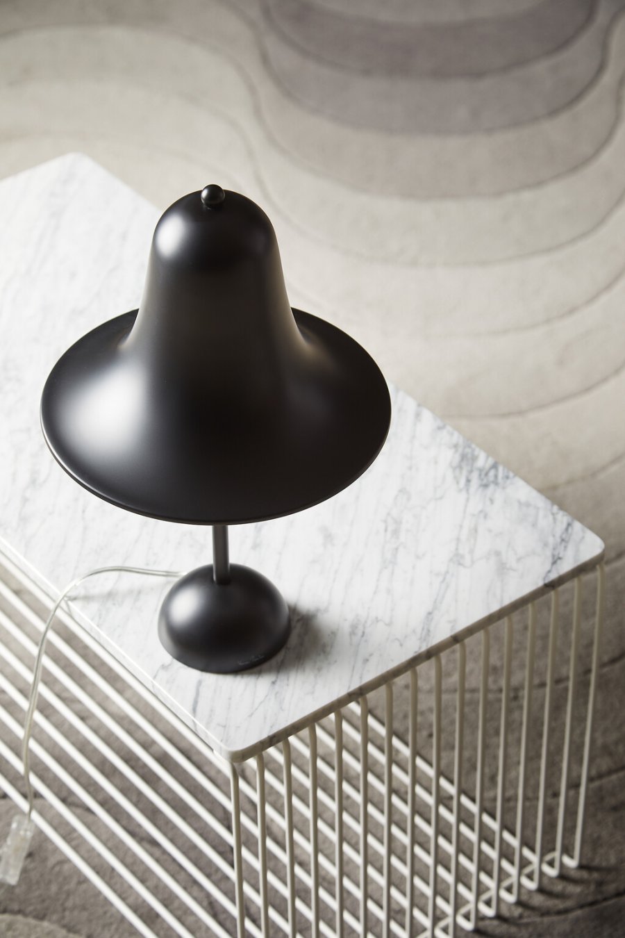 Verpan Pantop Bordlampe H38 cm, Matt Black