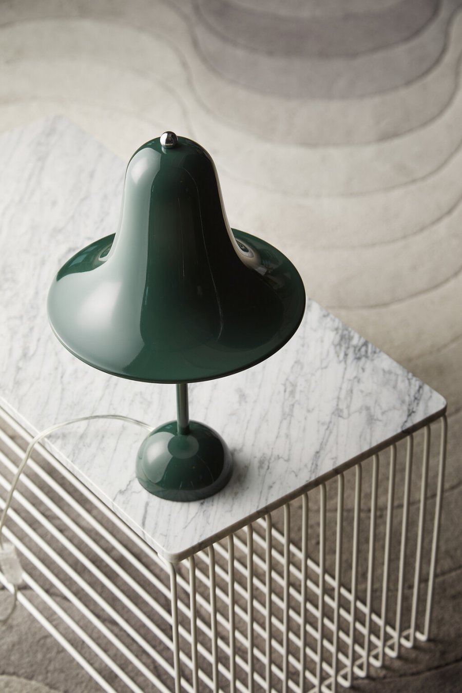 Verpan Pantop Bordlampe H38 cm, Dark Green
