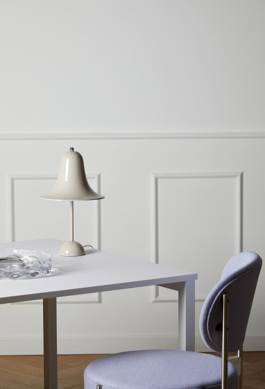 Verpan Pantop Bordlampe H38 cm, Mint Grey