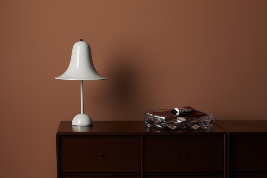 Verpan Pantop Bordlampe H38 cm, Mint Grey