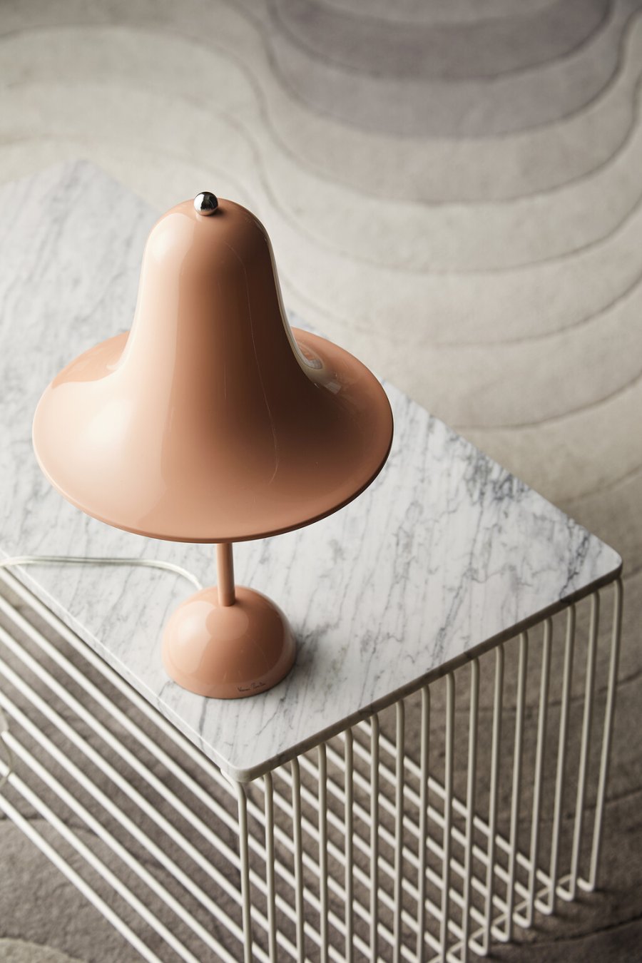 Verpan Pantop Bordlampe H38 cm, Dusty Rose