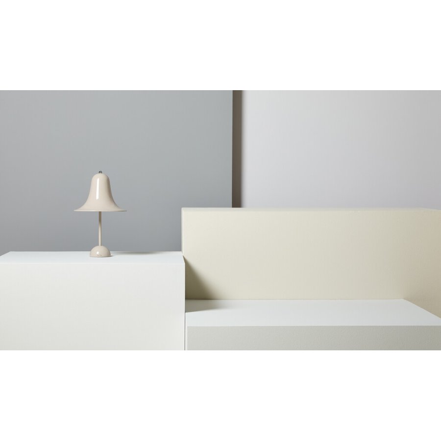 Verpan Pantop Bordlampe H38 cm, Grey Sand