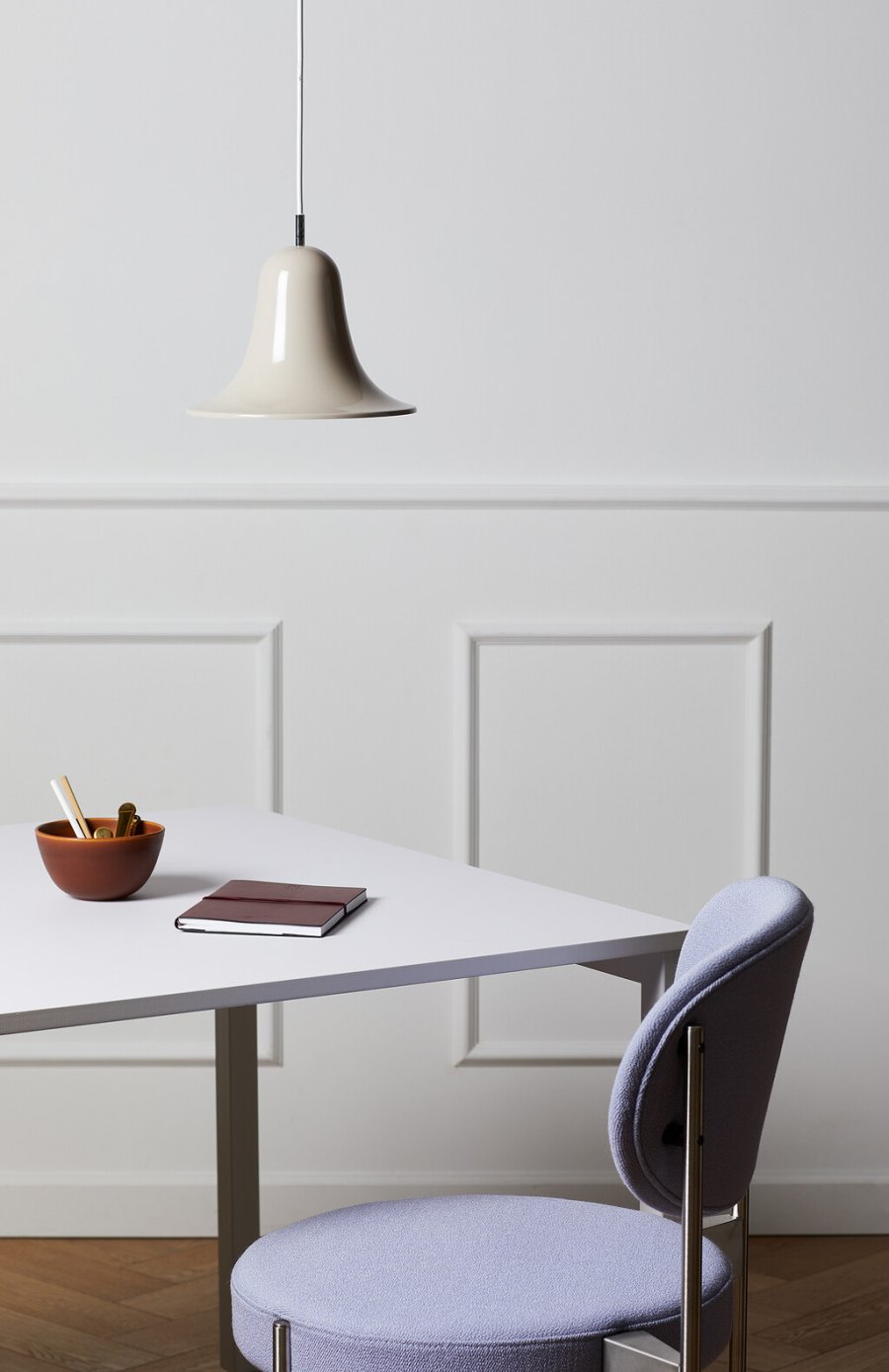 Verpan Pantop Pendel 23 cm, Grey Sand