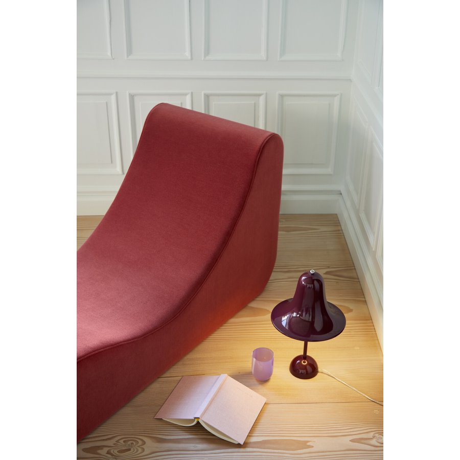 Verpan Pantop Bordlampe H38 cm, Burgundy