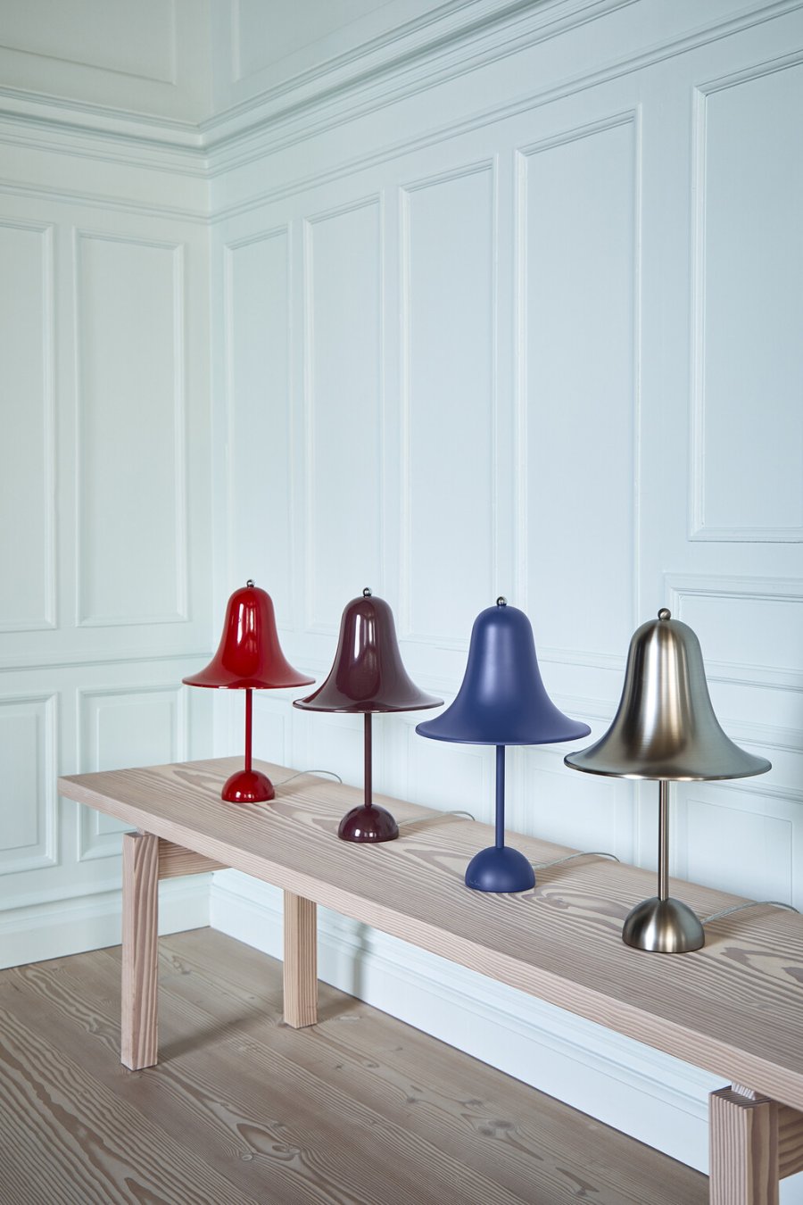 Verpan Pantop Bordlampe H38 cm, Burgundy