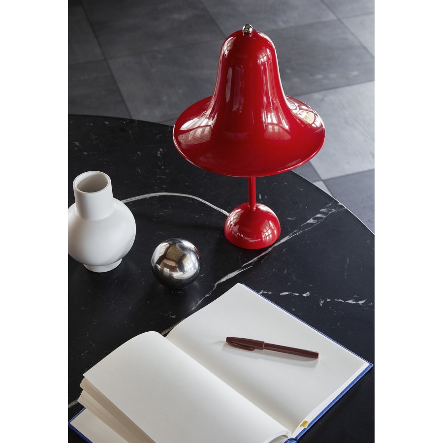 Verpan Pantop Bordlampe H38 cm, Bright Red