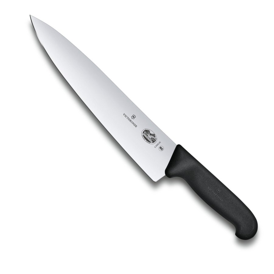 Victorinox Fibrox Kokkekniv 25 cm, Sort