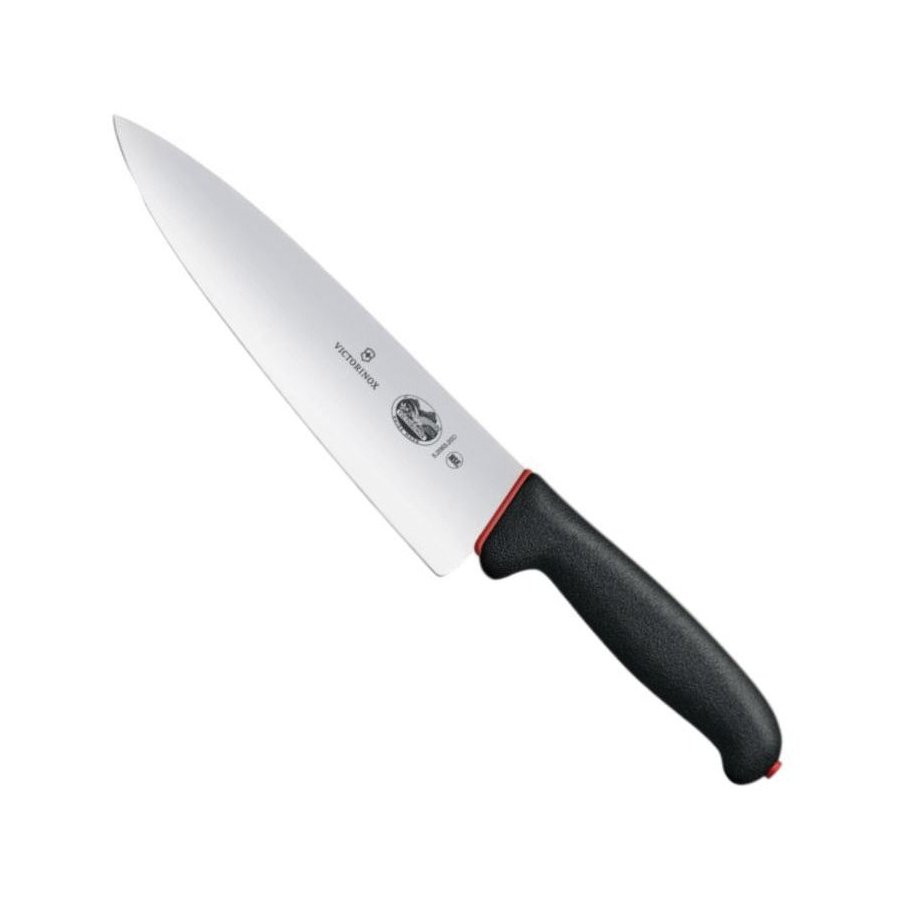 Victorinox Fibrox Dual Grip Kokkekniv 20 cm, Sort