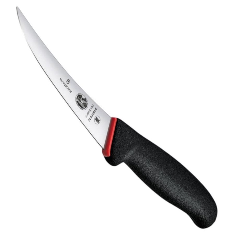 Victorinox Fibrox Dual Grip Flex Udbenerkniv 12 cm, Sort