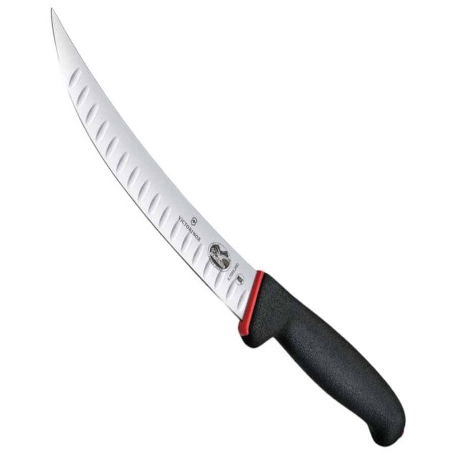 Victorinox Fibrox Dual Grip Slagterkniv 20 cm, Sort