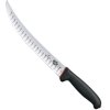 Victorinox Fibrox Dual Grip Slagterkniv 25 cm, Sort