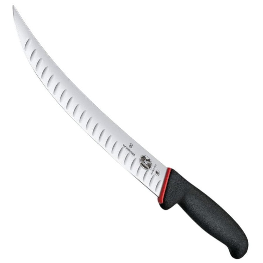 Victorinox Fibrox Dual Grip Slagterkniv 25 cm, Sort