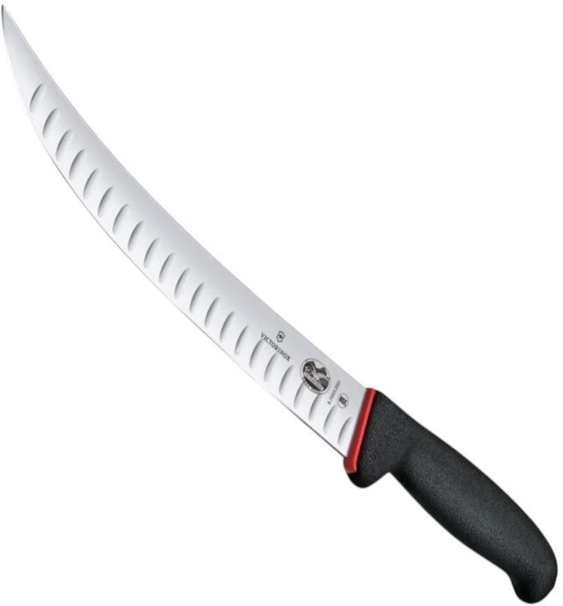 Victorinox Fibrox Dual Grip Slagterkniv 25 cm, Sort