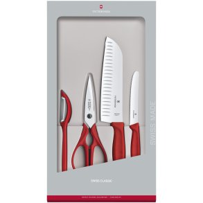 Victorinox Swiss Classic Kchenset 4-teilig, Rot