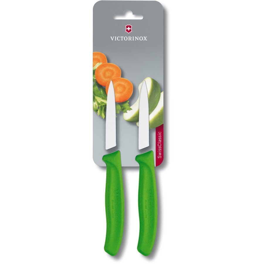 Victorinox Swiss Classic Grntsagskniv 2 stk. 8 cm, Grn