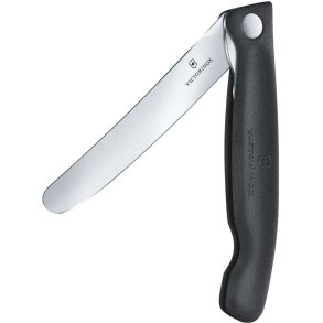 Victorinox Swiss Classic Bord-/Tomat-/Plsekniv Foldbar 11 cm, Sort
