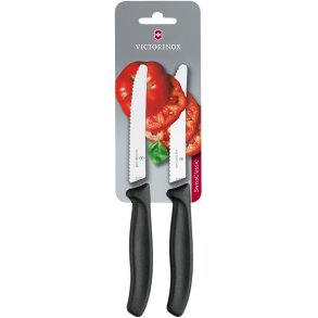 Victorinox Swiss Classic Bord-/Tomat-/Plsekniv 11 cm, Sort