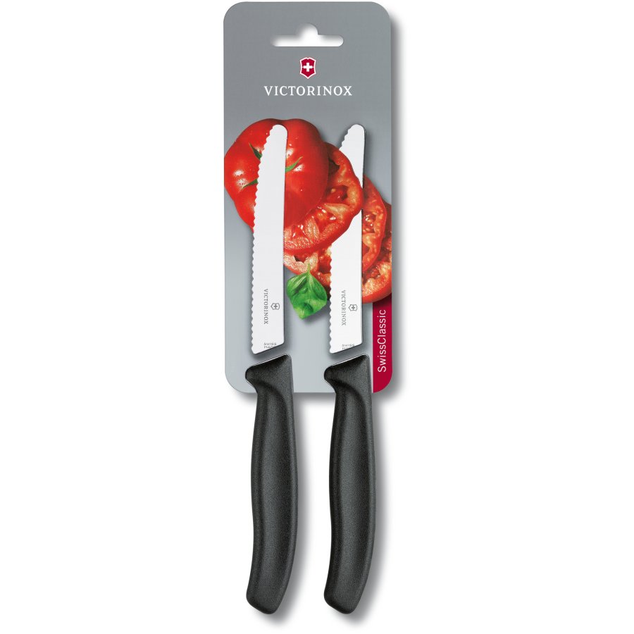 Victorinox Swiss Classic Bord-/Tomat-/Plsekniv 11 cm, Sort