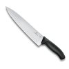 Victorinox Swiss Classic Kokkekniv m. Luftlommer 25 cm, Sort