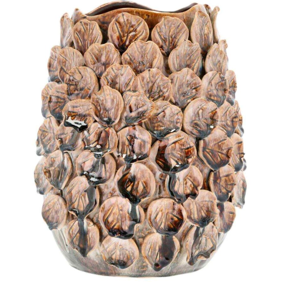 Villa Collection Aug Vase H29,5 cm, Major Brown