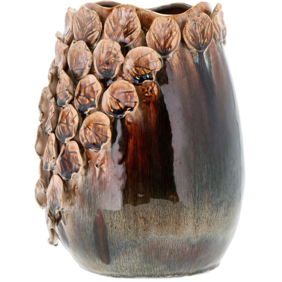 Villa Collection Aug Vase H29,5 cm, Major Brown