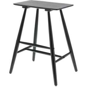 Villa Collection Bast Skammel H64 cm, Sort