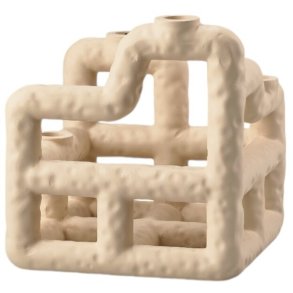 Villa Collection Lyng Kerzenhalter H23 cm, Sand