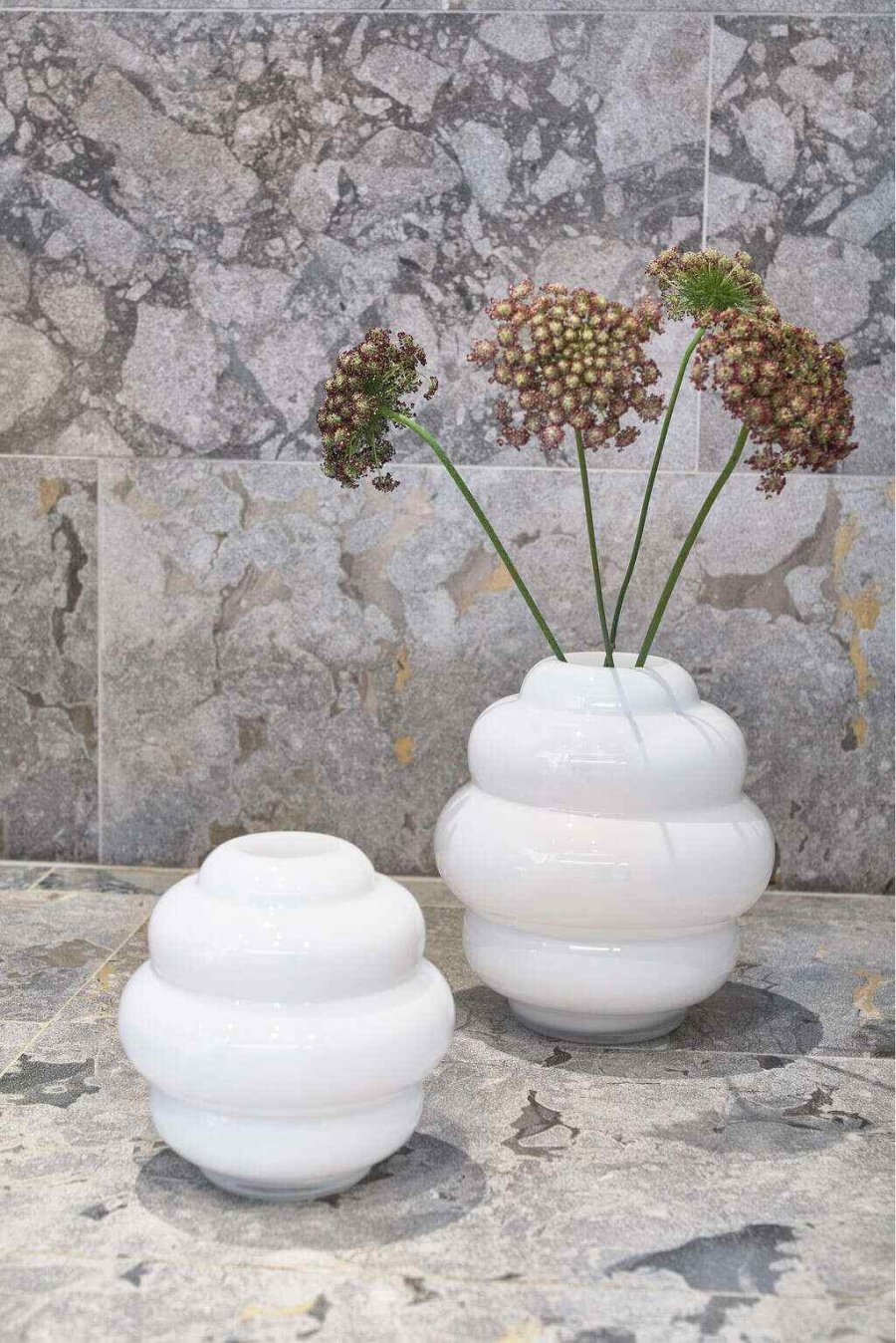 Villa Collection Bubble Vase H27,5 cm, Wei