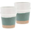 Villa Collection Evig Becher 2er Set 35 cl, Grn/Wei