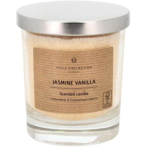 Villa Collection Kras Duftkerzen 8,5/H10 cm, Beige/Jasmine Vanilla