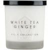 Villa Collection Krok Duftkerzen 9/H11 cm, Weier/White Tea Ginger