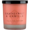 Villa Collection Krok Duftkerzen 9/H11 cm, Rot/Grapefruit & Vanilla