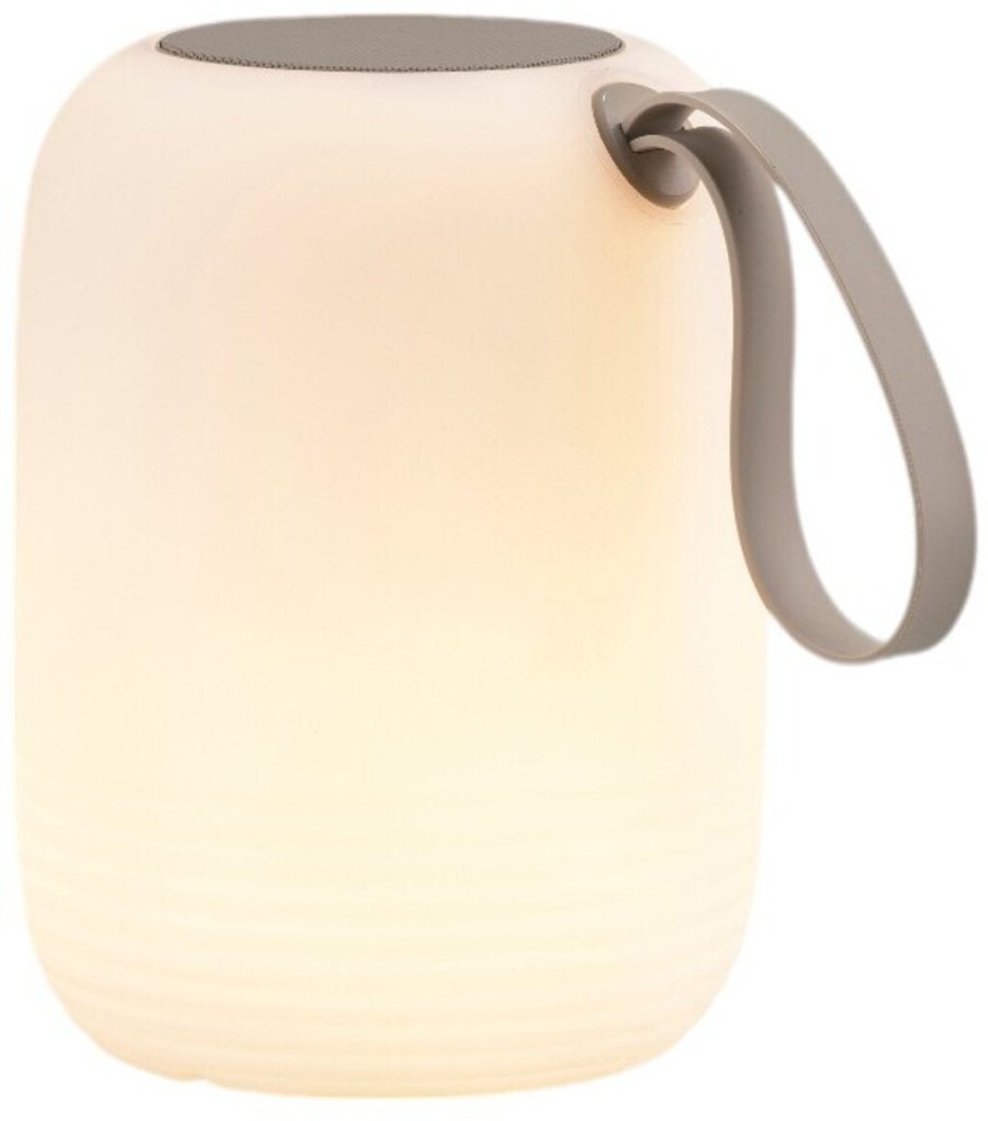 Villa Collection Hav Lampe mit Lautsprecher-LED H15,5 cm, Wei/Sand