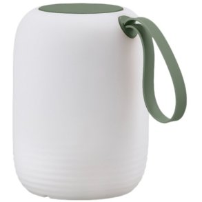 Villa Collection Hav Trdls lampe m. Hjttaler LED H15,5 cm, Hvid/Grn