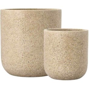 Villa Collection Thum bertopf 2er Set, Natur