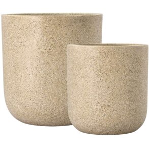 Villa Collection Thum bertopf 2er Set, Natur