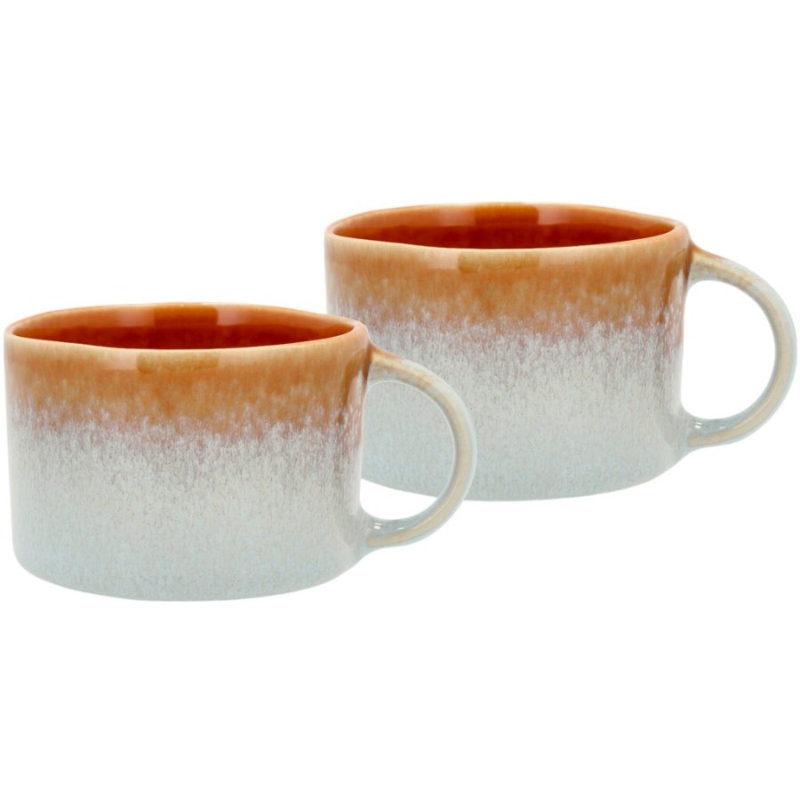 Villa Collection Styles Becher 2er Set 16 cl, Blau/Amber