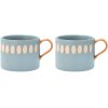 Villa Collection Styles Becher 2er Set 20 cl, Blau/Amber