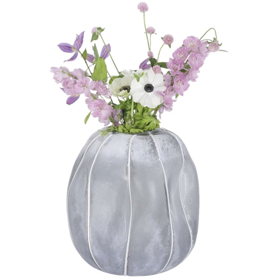 Villa Collection Sigt Vase H27 cm, Smoked Pearl