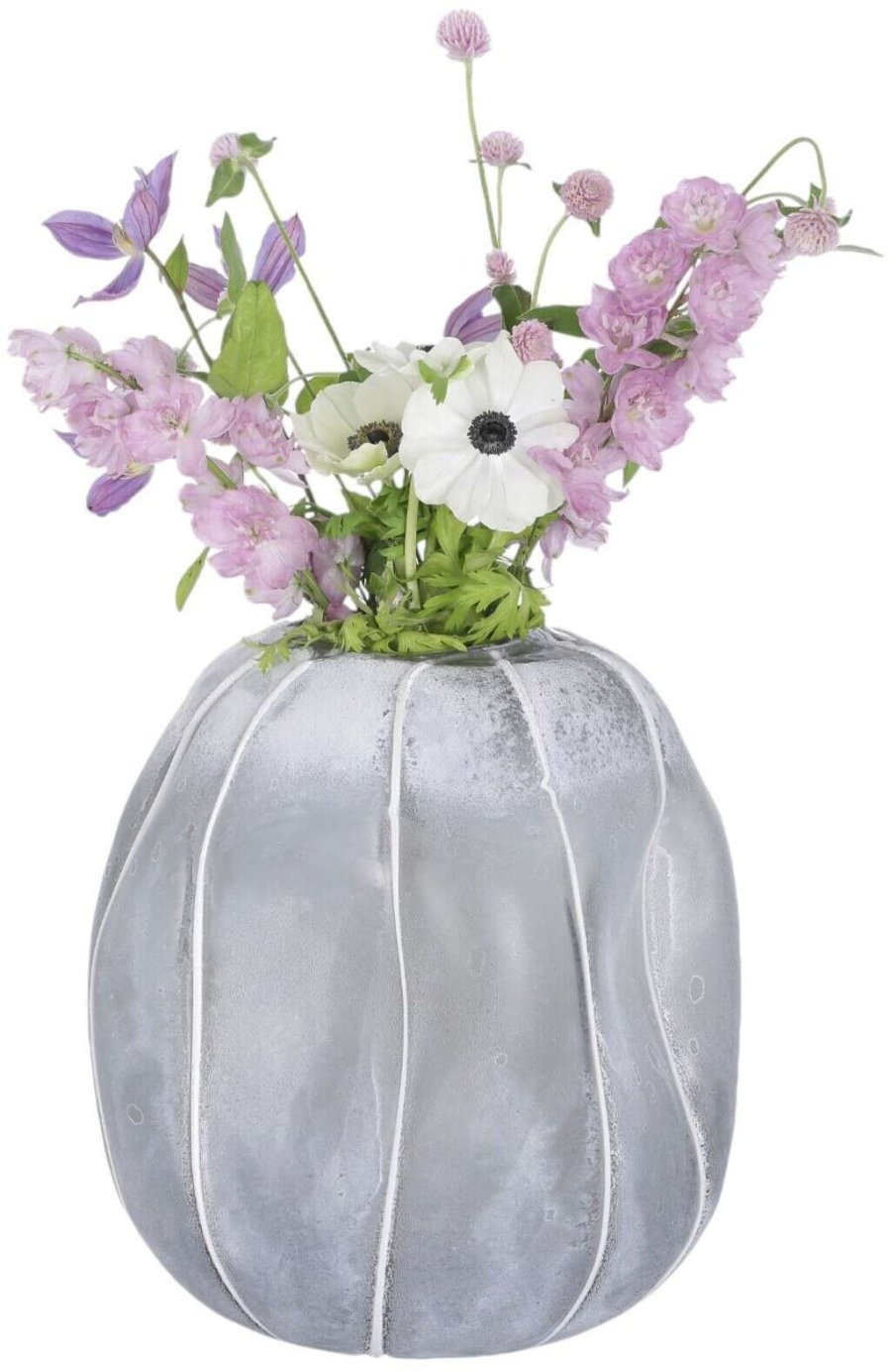 Villa Collection Sigt Vase H27 cm, Smoked Pearl