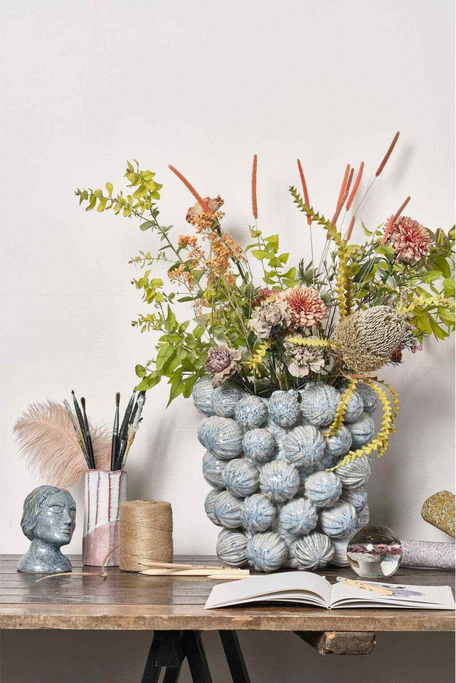 Villa Collection Molde Vase H29 cm, Ballad Blue